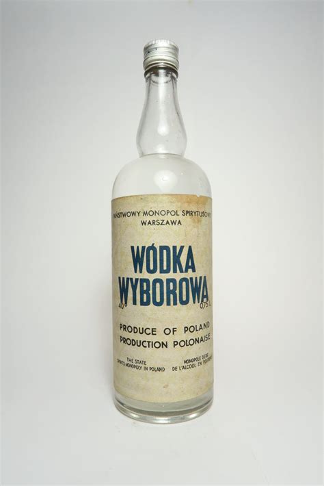 Wyborowa Polish Vodka - 1960s (40%, 75.7cl) – Old Spirits Company