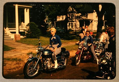 American biker gang in the 1950s ~ vintage everyday