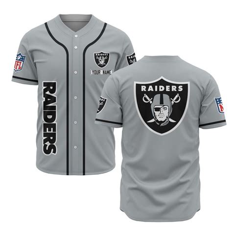 Las Vegas Raiders Personalized Custom Name Baseball Jersey Shirt - USALast