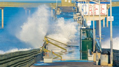 Ocean Beach Pier Damaged by High Surf – NBC 7 San Diego