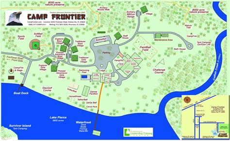 Map - Camp Frontier Summer Camp