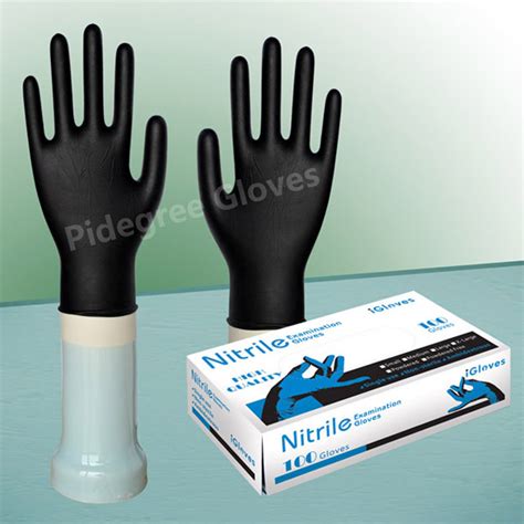 Black Nitrile Gloves Powder Free Wholesale | Pidegree