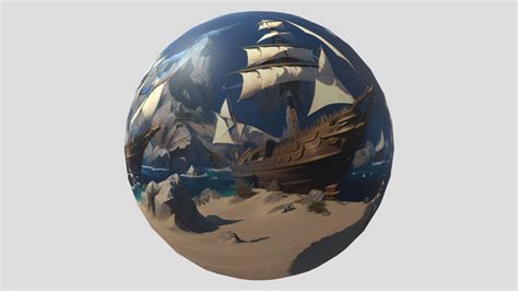 Parameswara Chronicles: Melaka Beach Sphere - Download Free 3D model by Dr Helmi Norman (@helmi ...