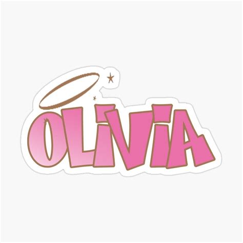 Olivia Pink Baddie Sticker by adrenaline2120 | Olivia pink, Pink, Sticker design