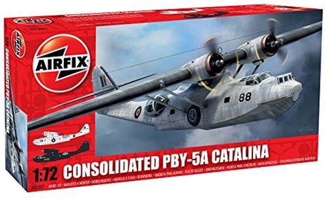 AIRFIX A05007 1:72 SCALE CONSOLIDATED PBY-5A CATALINA MILITARY AIRCRAFT CLASSIC KIT SERIES 5 ...