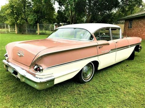 1958 Chevrolet Biscayne Cay Coral Chevy Sedan for sale: photos, technical specifications ...