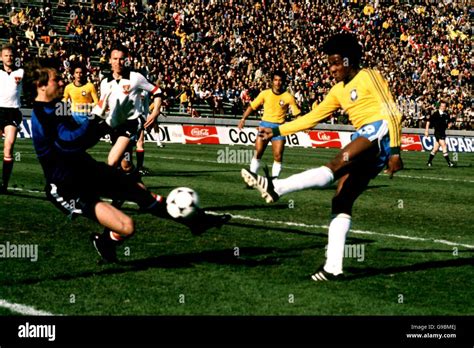 Soccer - World Cup Argentina 1978 - Group 3 - Austria v Brazil Stock ...