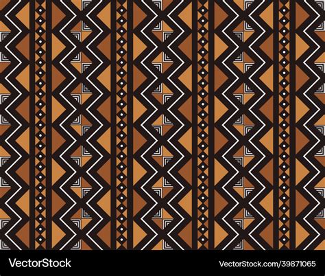 African print fabric seamless tribal pattern Vector Image