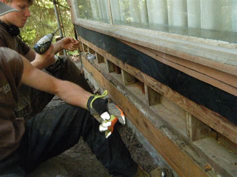 Repairing Rotten Sill Plate and Rim Joist - Fasoldt Gardens