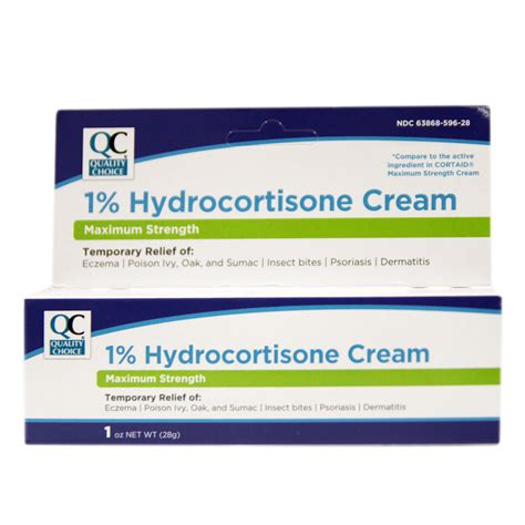 Quality Choice Hydrocortisone Cream 1% 1oz - Jollys Pharmacy Online Store