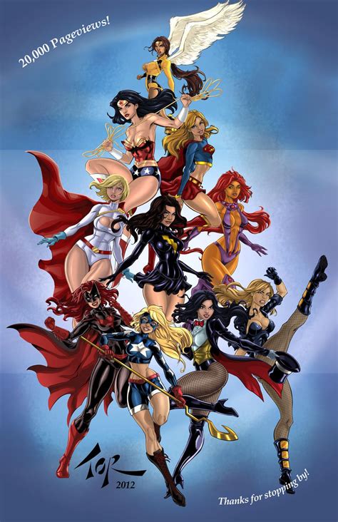 Heroines of the DC by torsor on DeviantArt | Dc comics girls, Comics ...