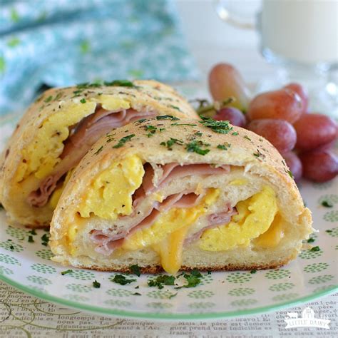 Ham, Egg, and Cheese Breakfast Rolls - Pitchfork Foodie Farms