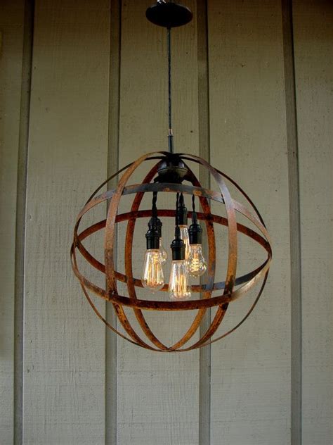 Love this for the entryway. Edison bulbs are too cool | Diy light fixtures, Home lighting, Round ...