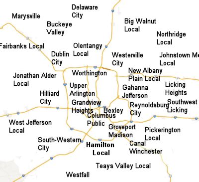 Map Of Ohio School Districts - Map