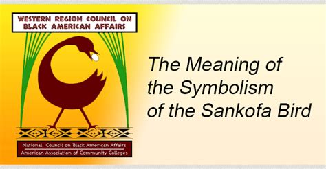 Sankofa Bird with Meaning | Click here for the Meaning of the Symbolism ...