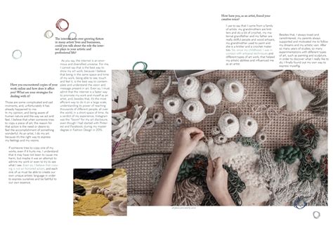 Artist Interview Magazine Layout on Behance