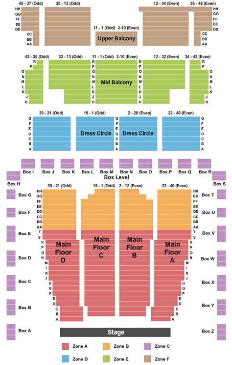 Detroit Symphony Orchestra Hall Seating Chart Detroit