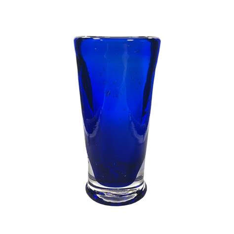 5" Hand-Blown Cobalt Blue Tavern 6-oz. Water Glass- Antique Vintage Style | Schooner Bay Company