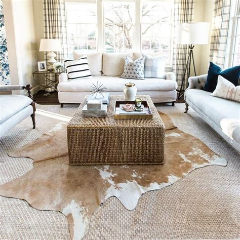 Cow Hide | Rugs in living room, Hide rug living room, Cowhide rug ...