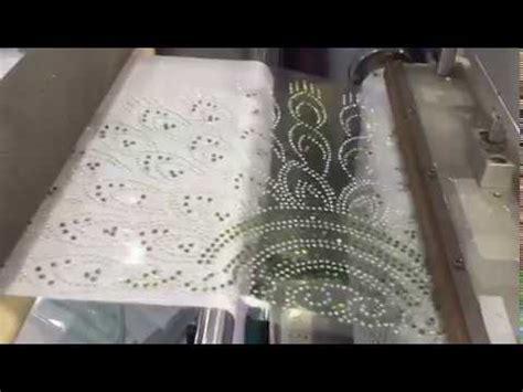 Rhinestone Transfer Paper Machine - YouTube