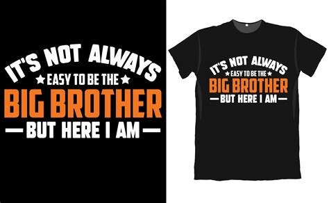 Big Brother Funny T Shirt Design Graphic by Creative Pixels · Creative ...