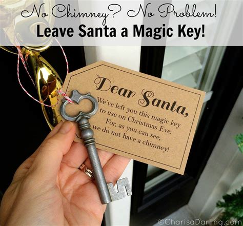 Santa s magic key printable again – Artofit