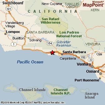 Goleta, California Area Map & More