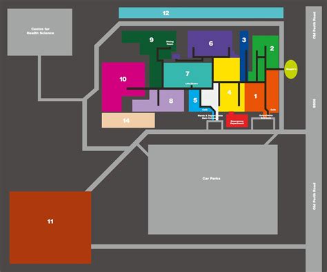 Raigmore Hospital zone map | NHS Highland