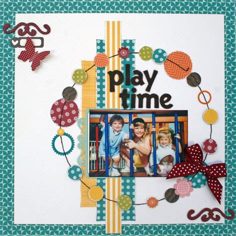 Layout: Play Time | Creative scrapbook, Family scrapbook layouts ...