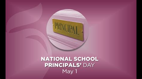 National School Principals' Day 2021 - YouTube