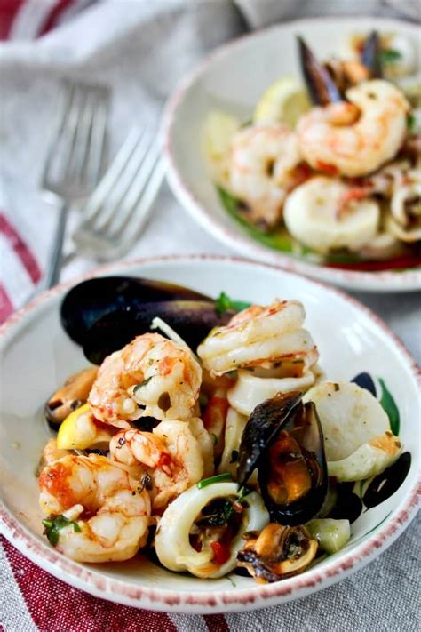 Italian Seafood Salad (Insalata di Mare) | Karen's Kitchen Stories