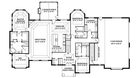 Canyon Rustic St Louis Ranch Floorplans | Hibbs Homes