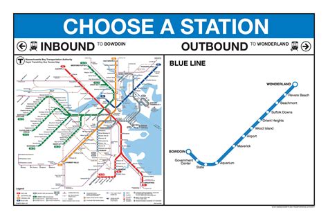 MBTA Blue Line Station Panel Prints (18"x24") – MBTAgifts