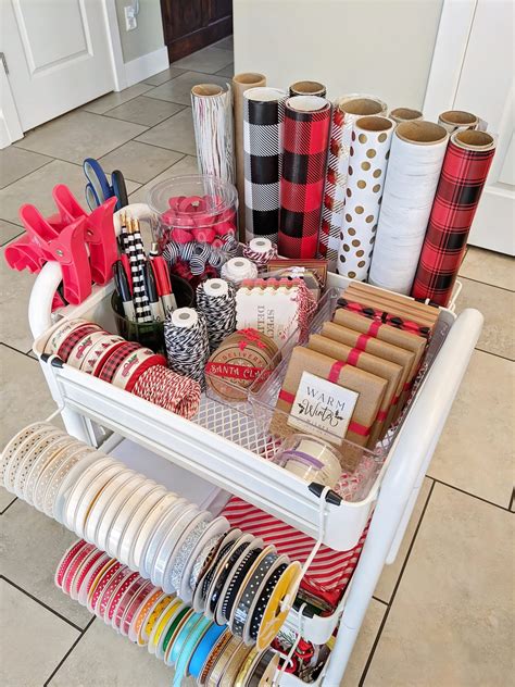 How to Create an Organized Gift Wrap Station on a Budget - Practical ...