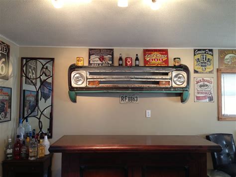 Wall shelf made from 1967 Cheverolet. | Automotive decor, Automotive ...