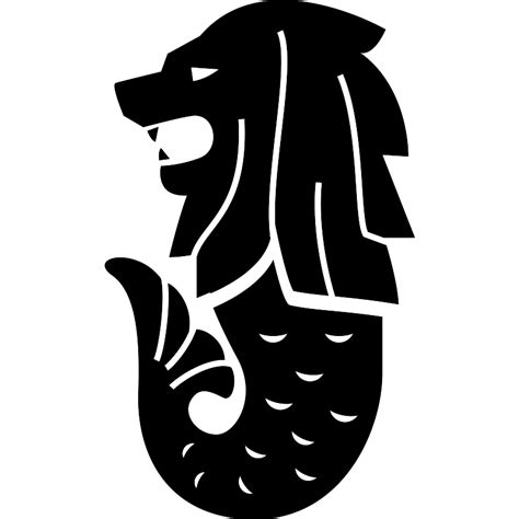 Merlion 1 Vector SVG Icon - SVG Repo