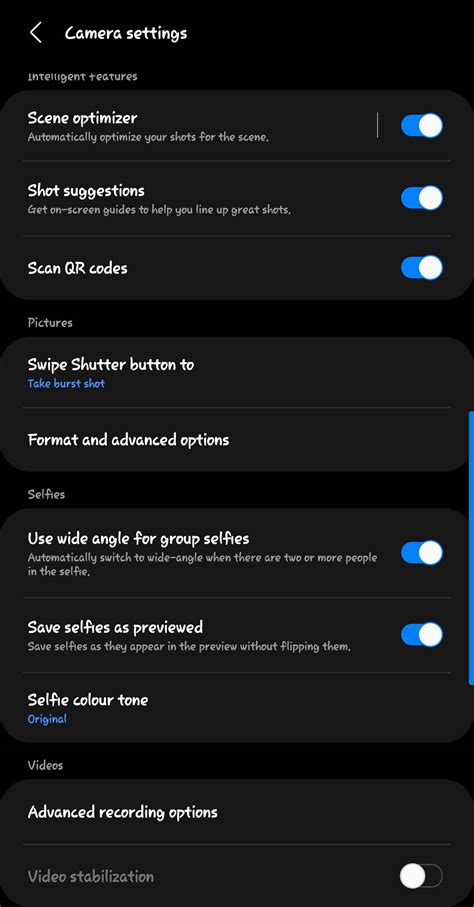 Note 10+ camera settings( camera resolution) - Samsung Members