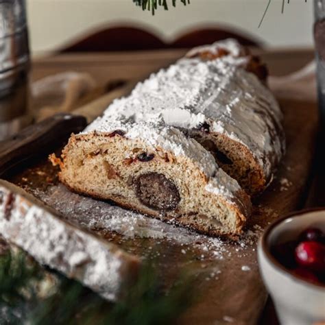 Stollen with Hazelnut Marzipan • Sunday Table