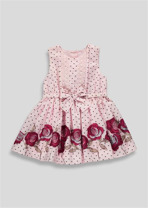 Girls Spotted Prom Dress (3mths-5yrs) - Matalan | Dresses, Prom dresses, Kids outfits