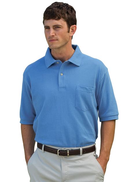 Whispering Pines Sportwear - Men's Mainsail Mesh/Pique Pocket Polo ...