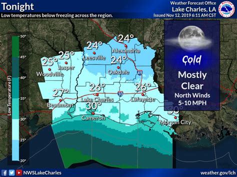 NWS Lake Charles weather update: 9:45 a.m. 11.12.19 - Orange Leader ...