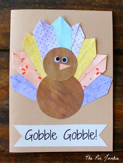 Thanksgiving Turkey Card | Thanksgiving cards handmade, Easy thanksgiving crafts, Thanksgiving ...