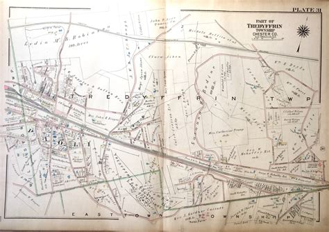 Paoli Map Original 1926 Mainline Pennsylvania Railroad Atlas - Etsy UK