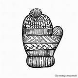 Mitten Coloring Pages  Free & Printable sketch template