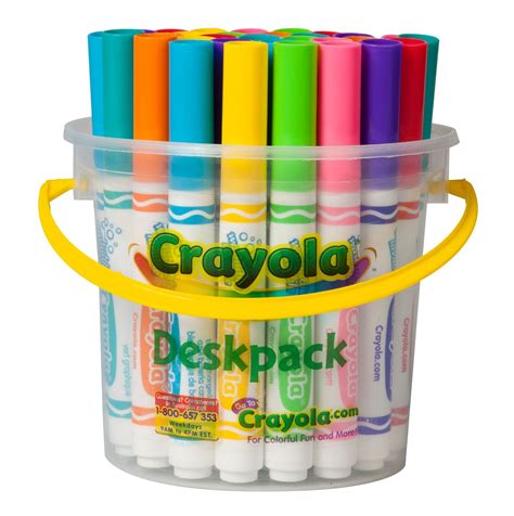 Crayola Washable Markers Brights 32 Deskpack | Growing Child