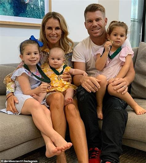 Cricketer David Warner shares his joy at seeing his family as his wife ...