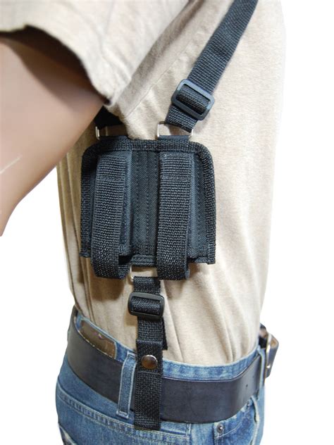 Horizontal Shoulder Holster w/ Magazine Pouch for .380, Ultra Compact ...