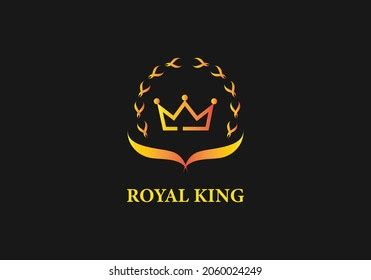 Royal King Logo Design Template Stock Vector (Royalty Free) 2060024249 ...