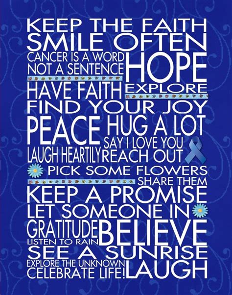 Colon Cancer Awareness Quotes. QuotesGram