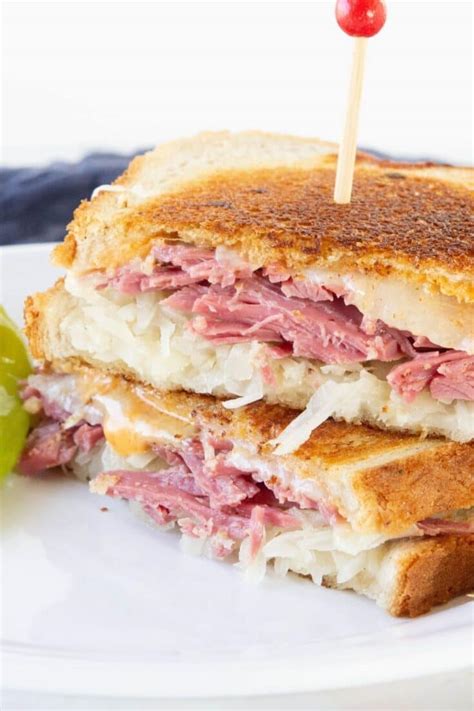 Corned Beef Reuben Sandwich Recipe • Bake Me Some Sugar